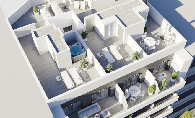 Attique - Nouvelle construction - Torrevieja - Centro