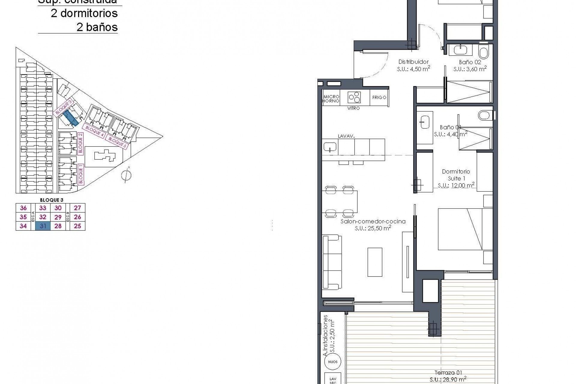 Neue Gebäude - Apartment - Los Alcazares - Serena Golf