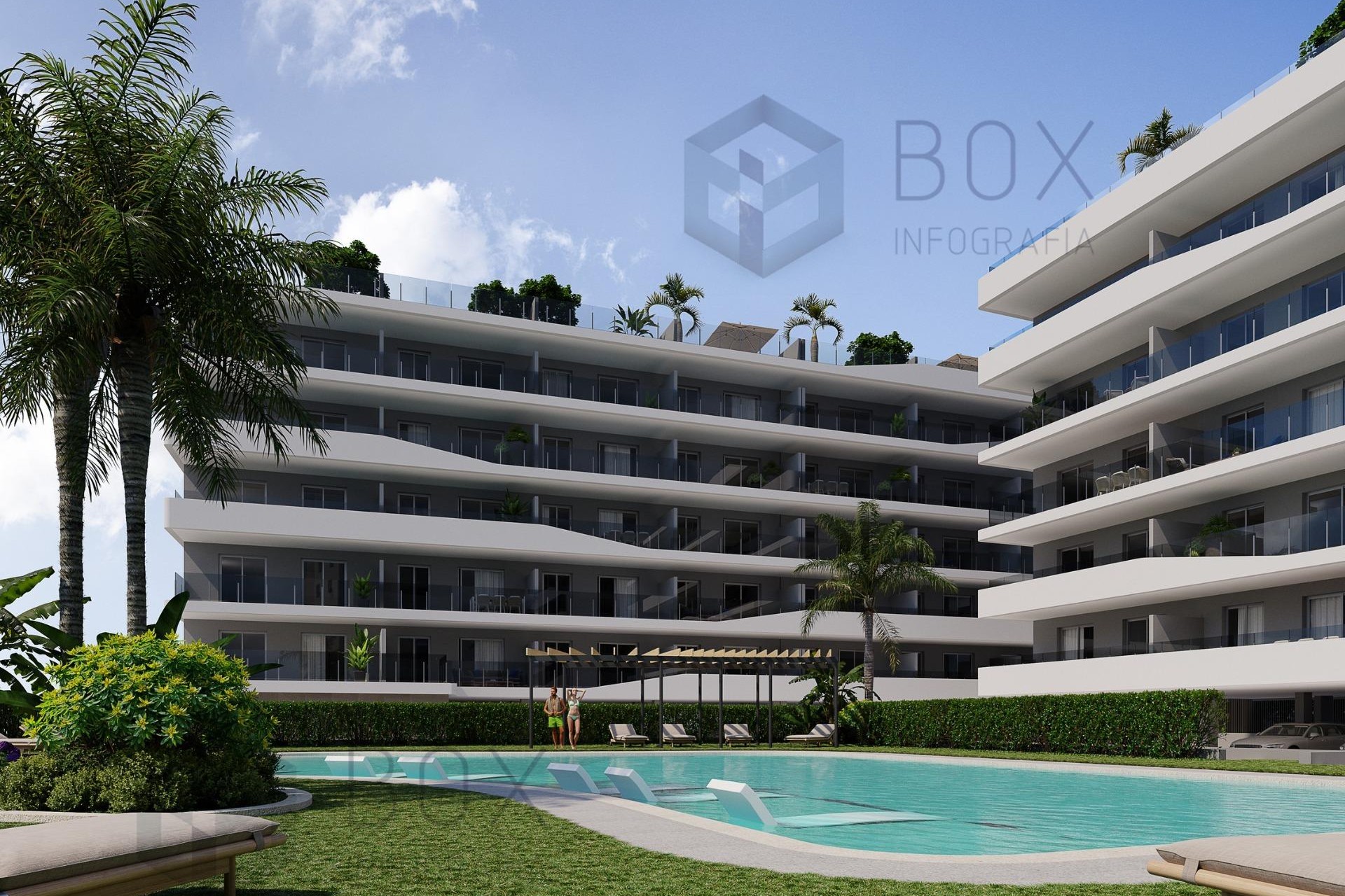 Neue Gebäude - Apartment - Santa Pola - Playa Tamarit