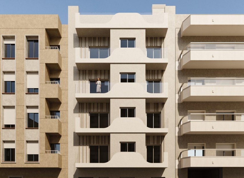 Neue Gebäude - Apartment - Torrevieja - Playa de los Locos