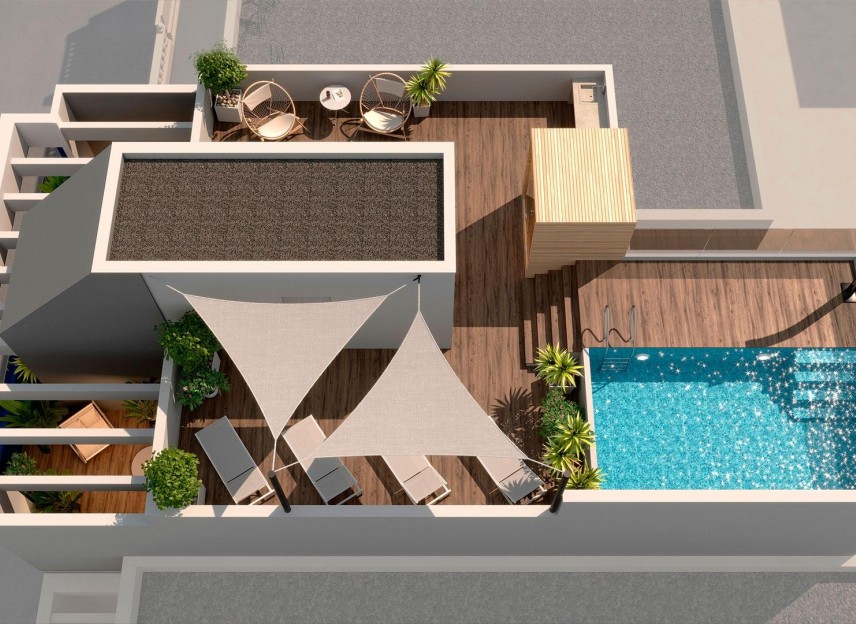Neue Gebäude - Apartment - Torrevieja - Playa del Acequión