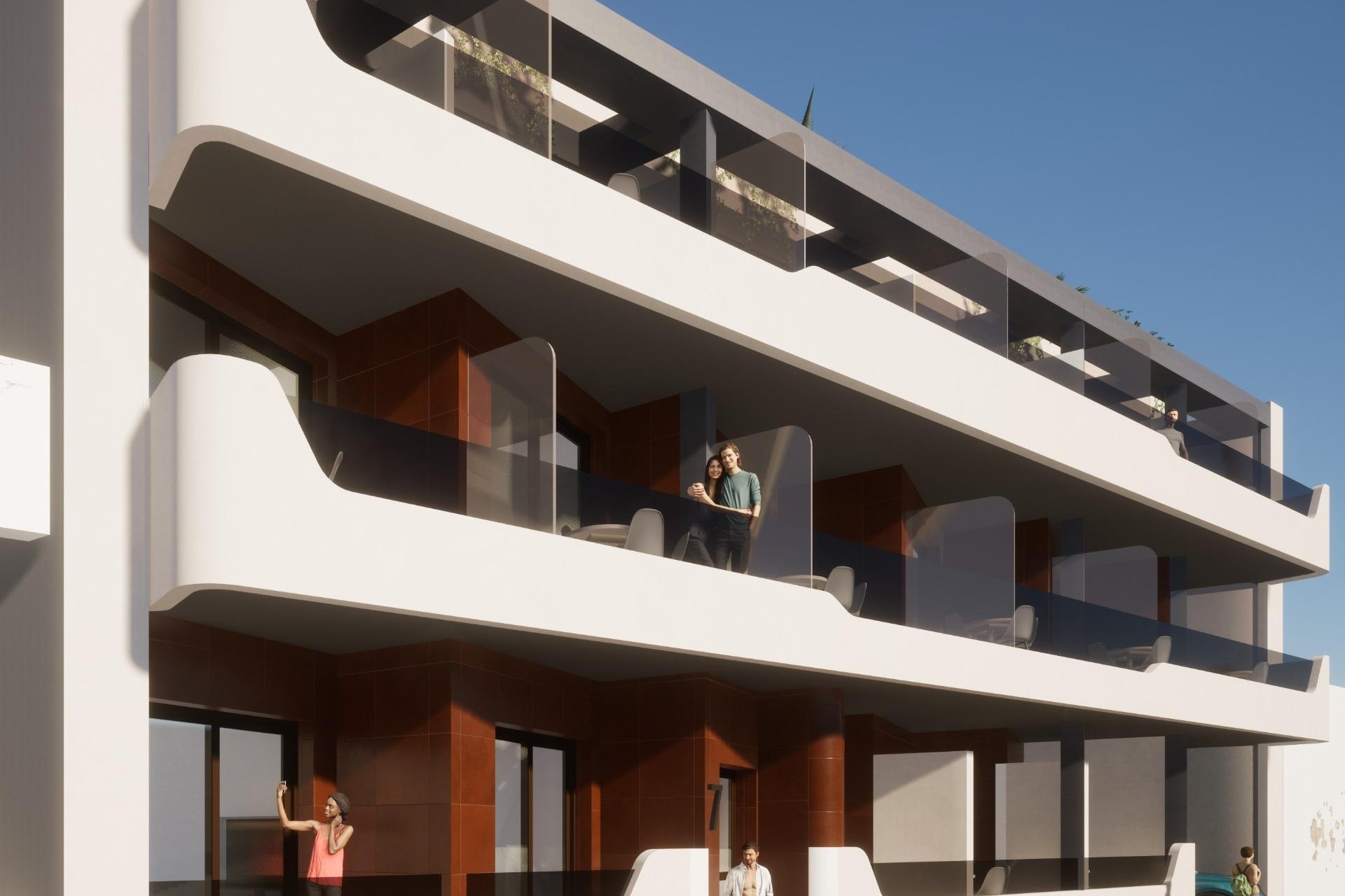 Neue Gebäude - Apartment - Torrevieja - Playa del Cura