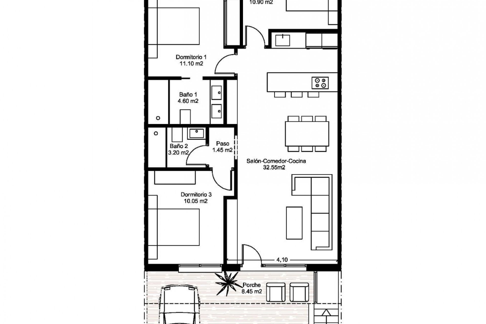 Neue Gebäude - Bungalow - Santiago de la Ribera - Santiago De La Ribera