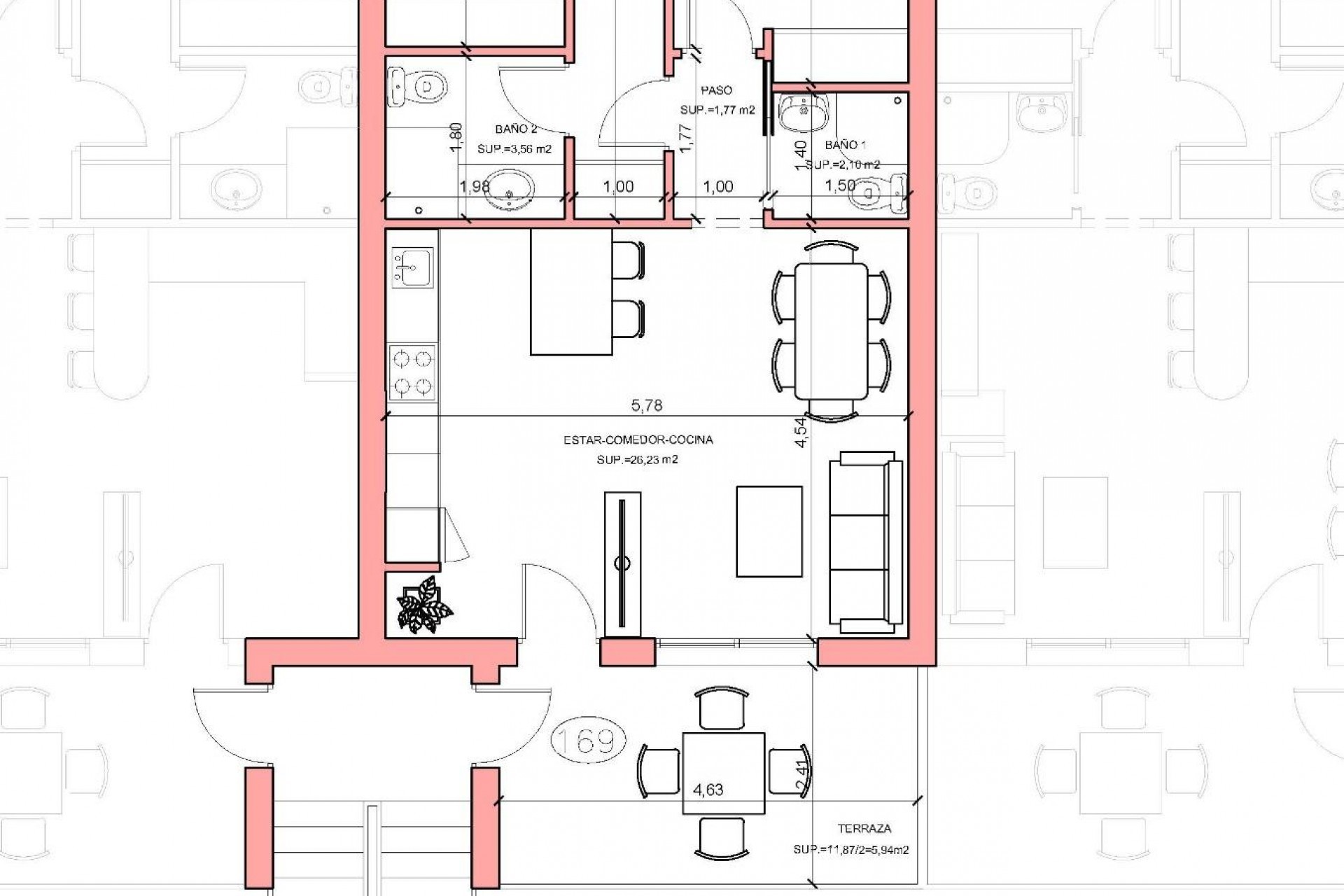 Neue Gebäude - Penthouse - Fuente Álamo - La Pinilla