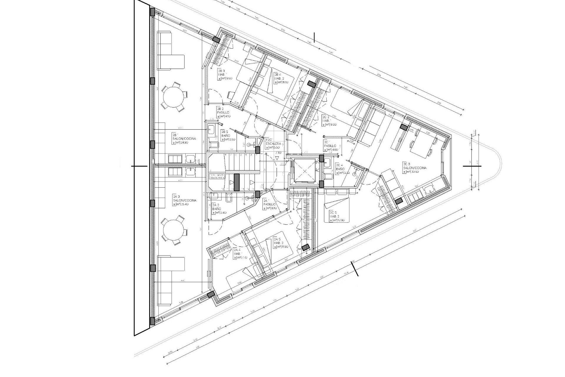 Neue Gebäude - Penthouse - Mazarrón - pueblo