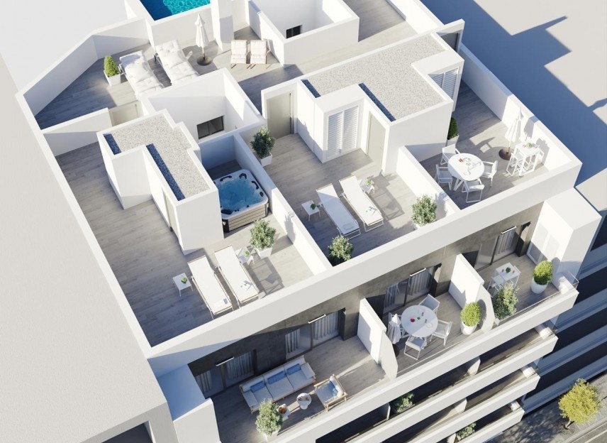 Neue Gebäude - Penthouse - Torrevieja - Centro