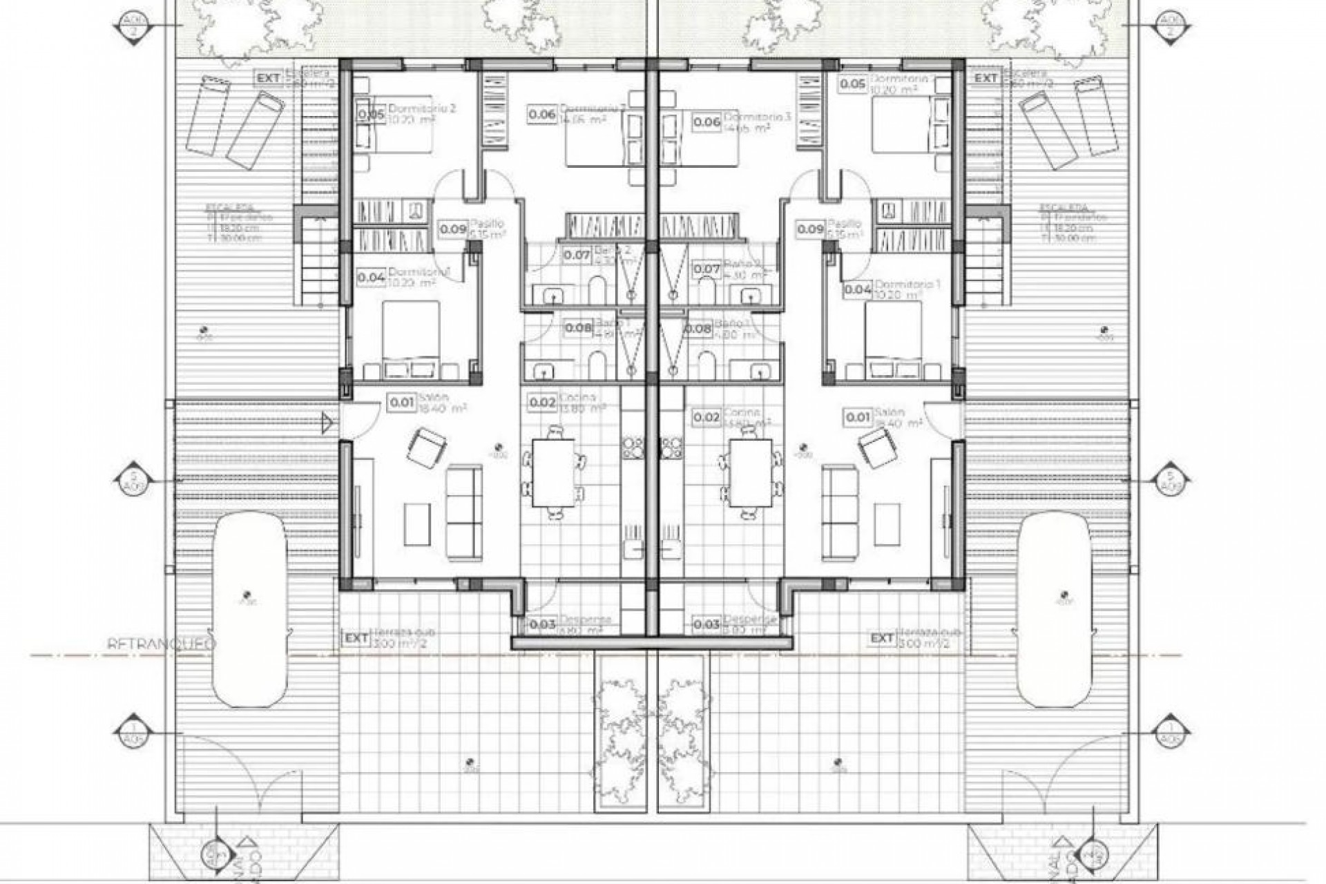Neue Gebäude - Terraced houses - Mazarrón