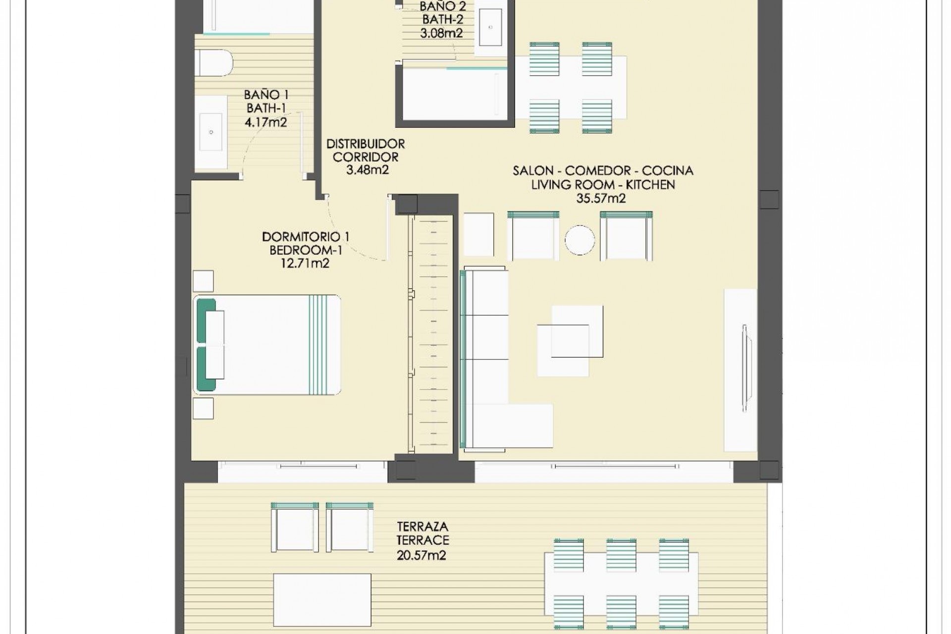 New Build - Apartment - Casares - Buenas Noches