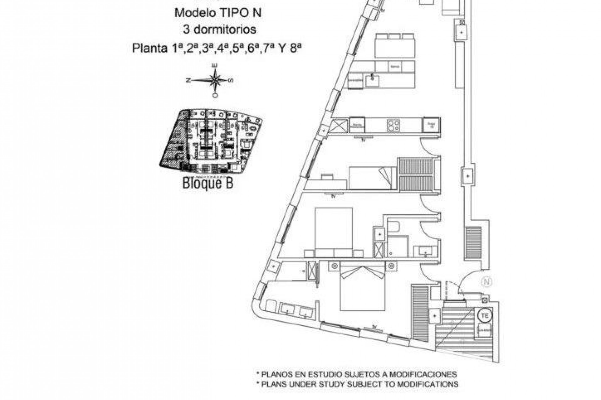 New Build - Apartment - La Manga del Mar Menor - 1ª Linea Del Mar Mediterraneo