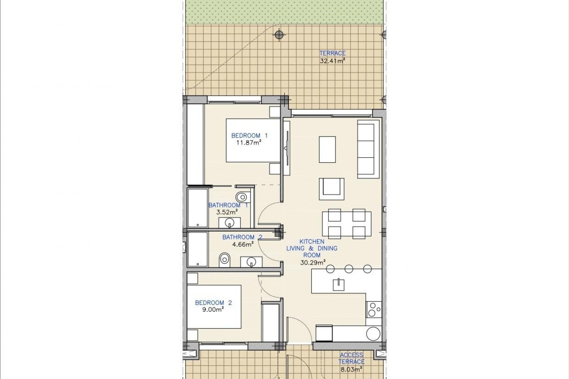 New Build - Apartment - Los Alcazares - Serena Golf