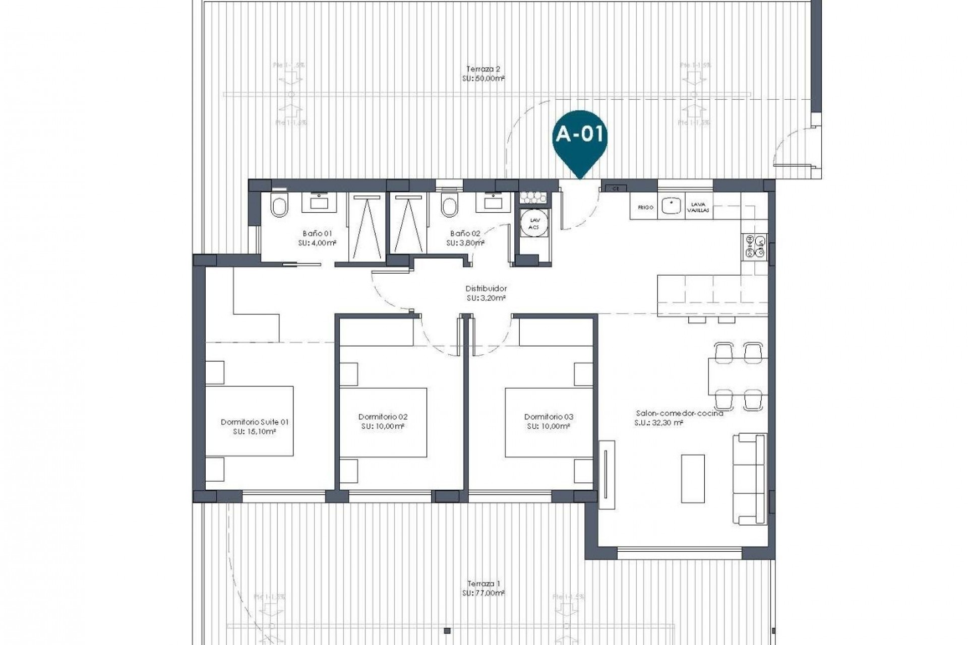 New Build - Apartment - Los Alcazares - Serena Golf