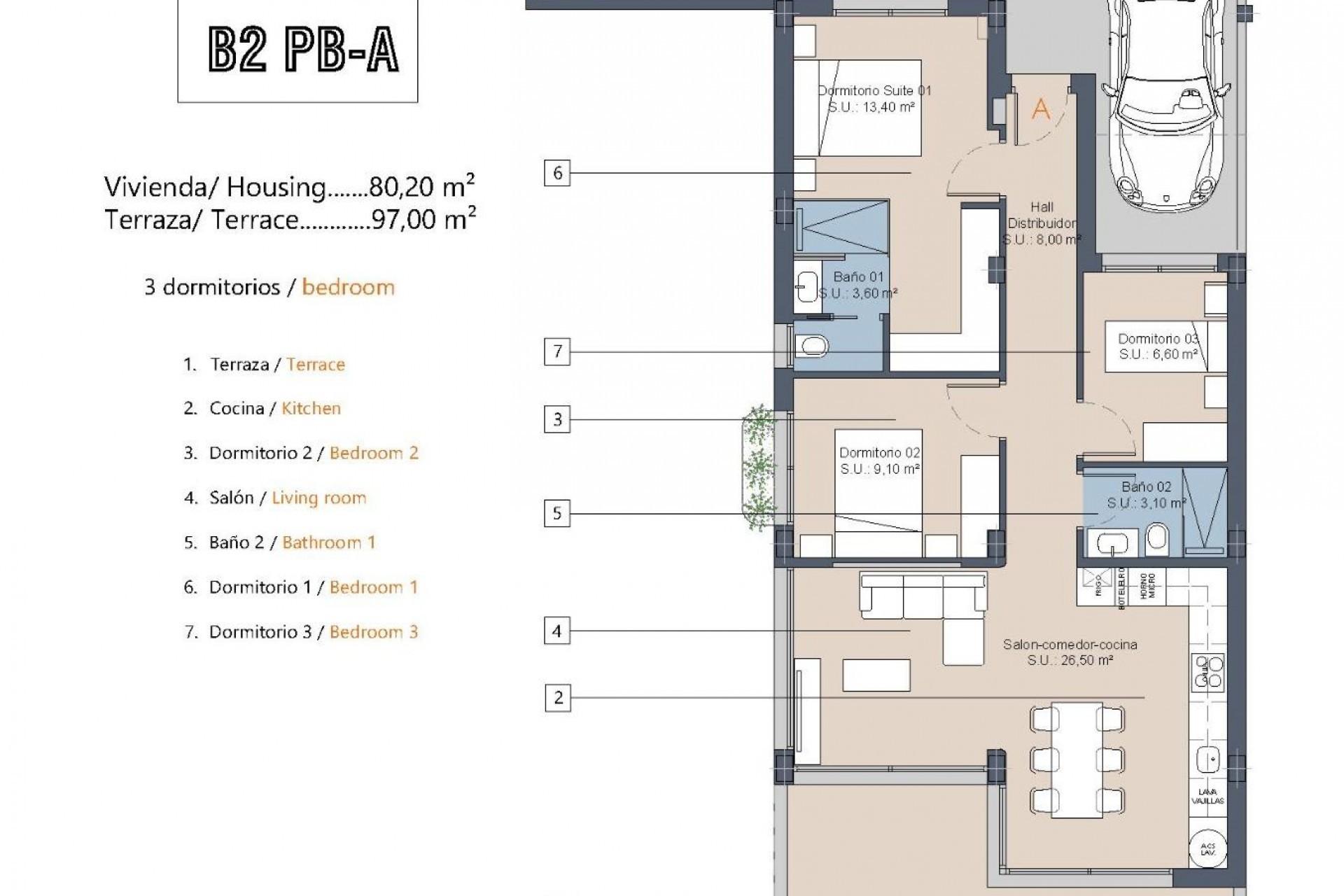 New Build - Apartment - Los Alcazares - Serena Golf