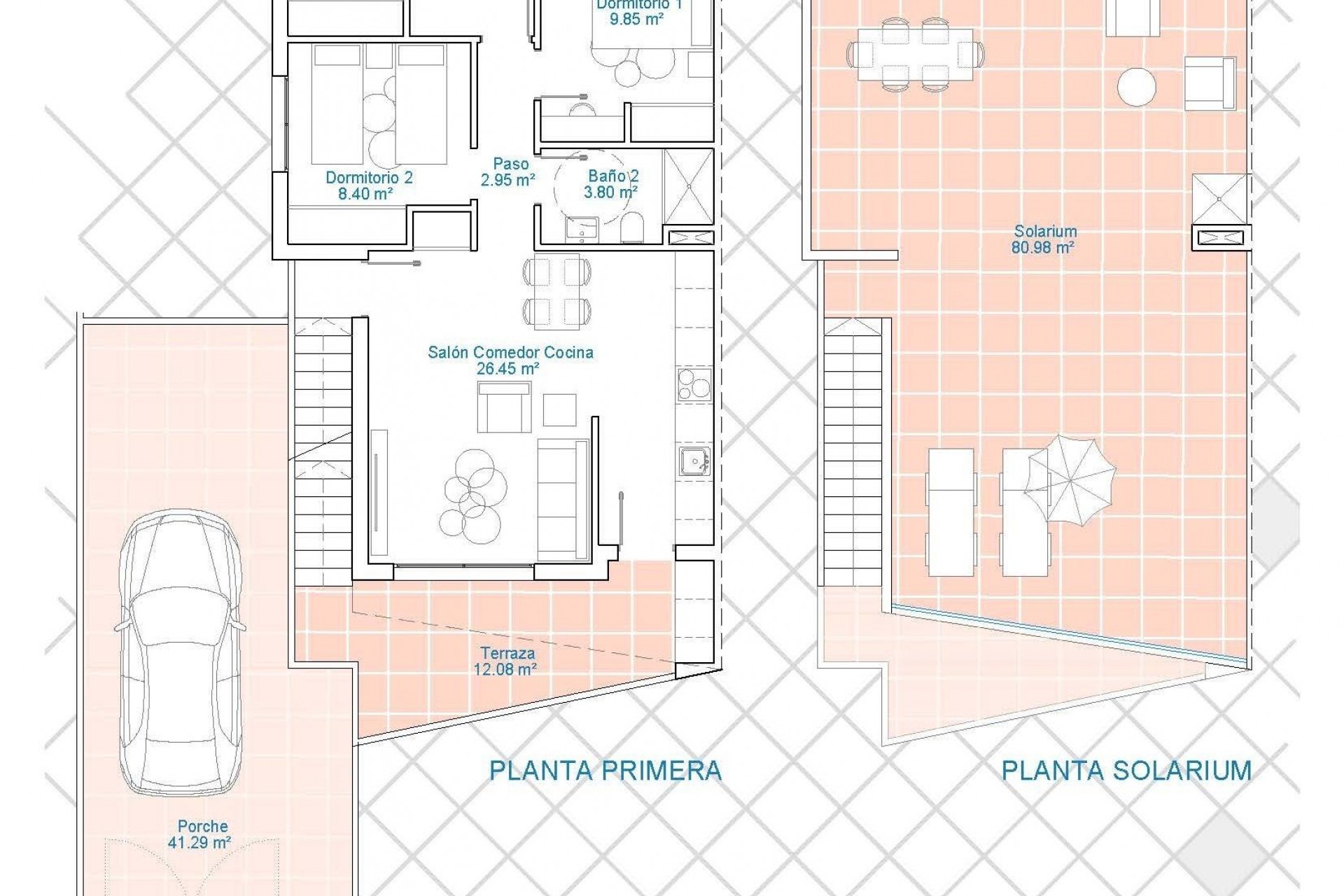 New Build - Bungalow - Pilar de la Horadada - Lo Monte