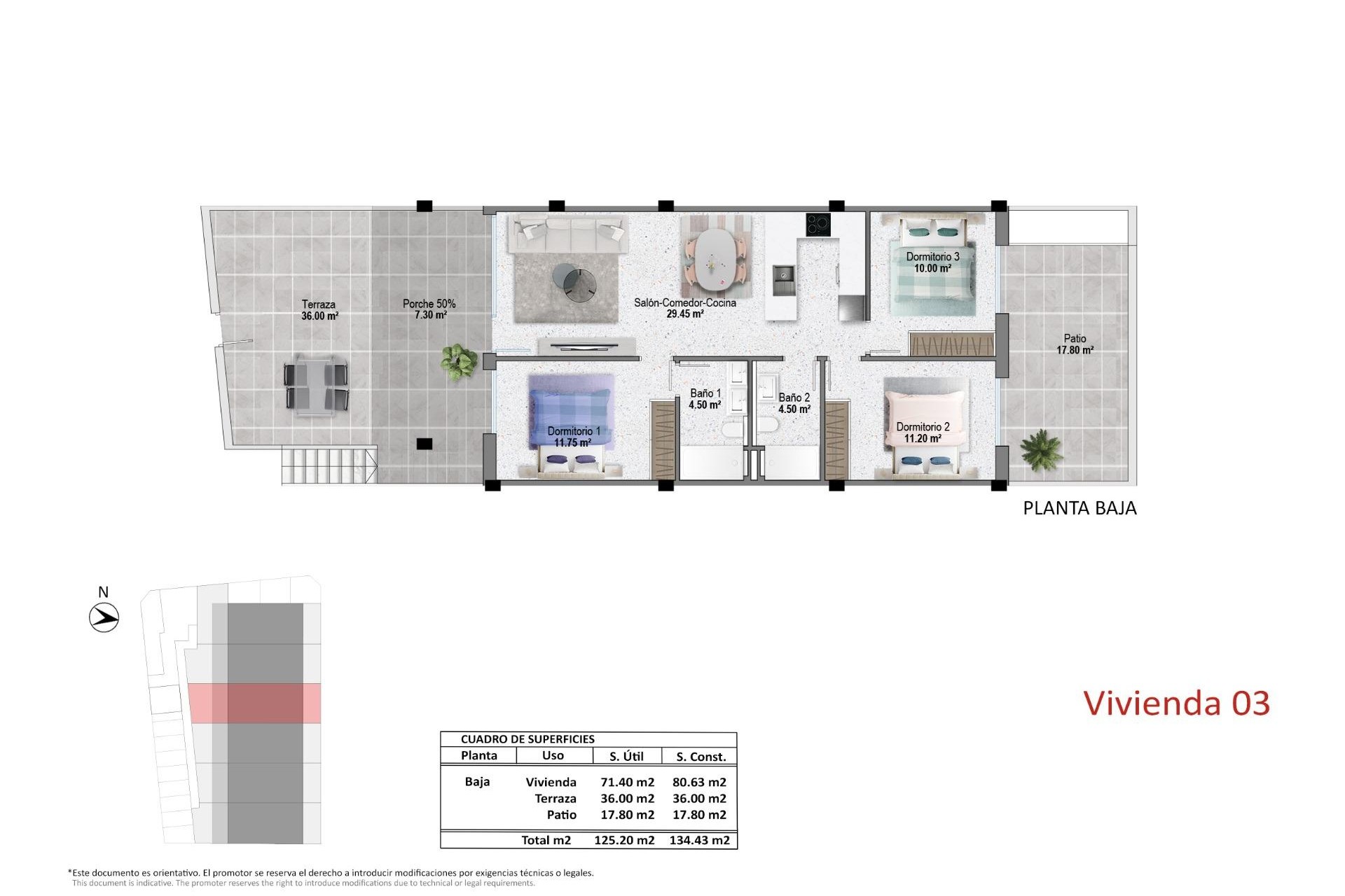 New Build - Bungalow - Pilar de la Horadada - pueblo