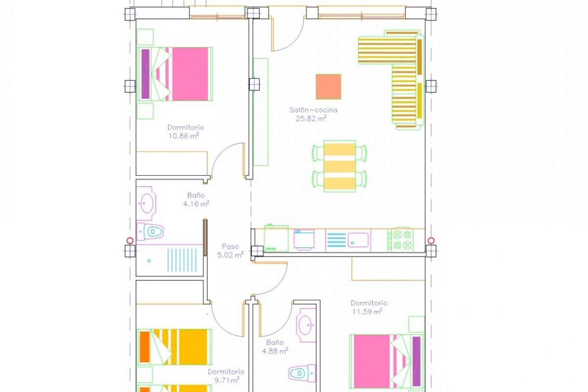 New Build - Bungalow - San Javier - pueblo