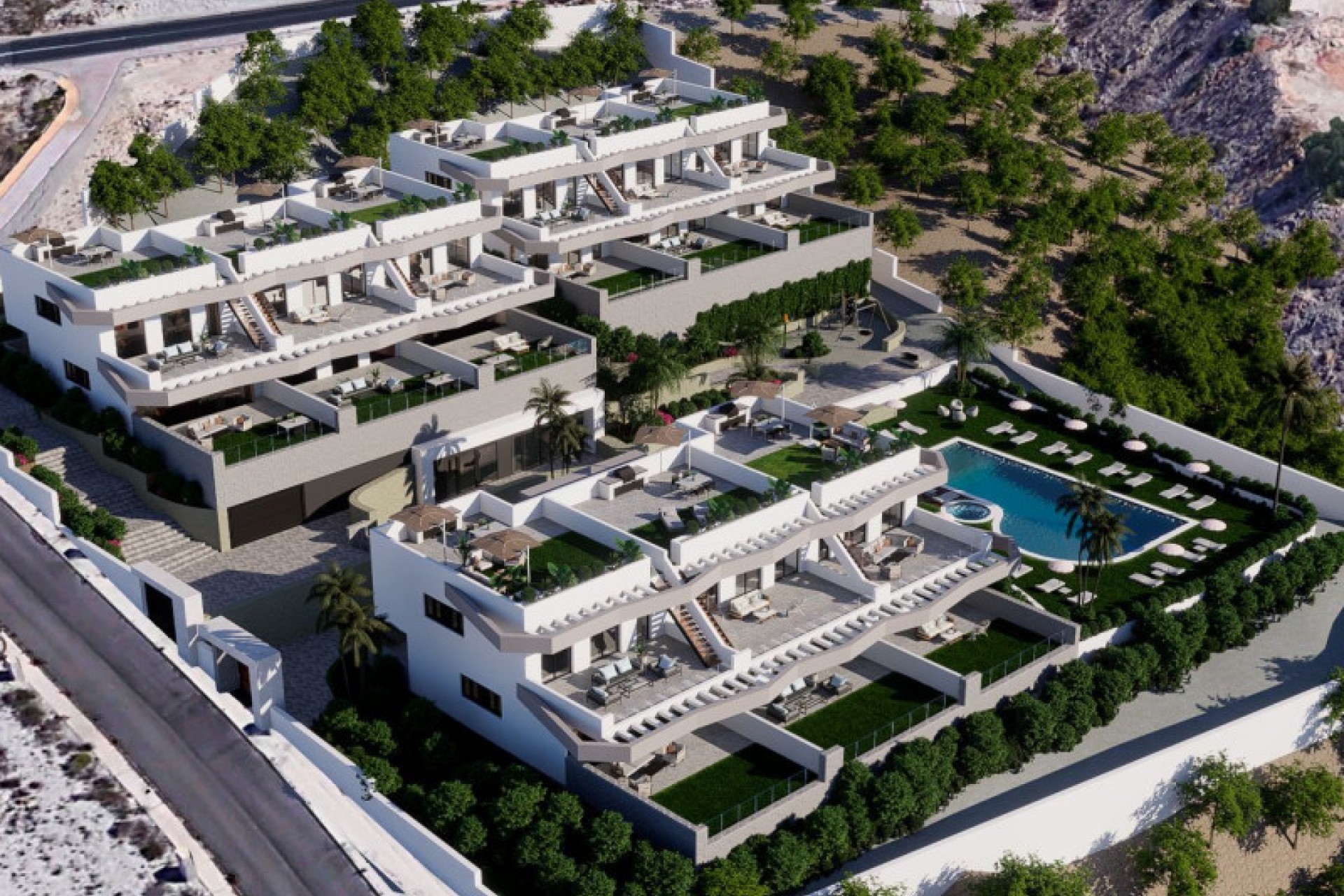 New Build - Bungalows - Finestrat - Avenida Granada, 62