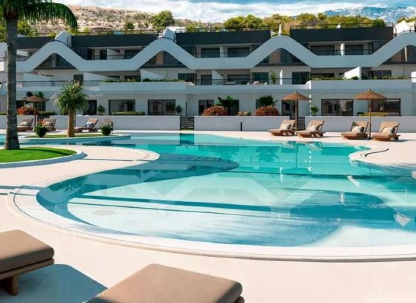 New Build - Flats - Alfaz del Pi - Calle Manises, Plaza del Sol, 18