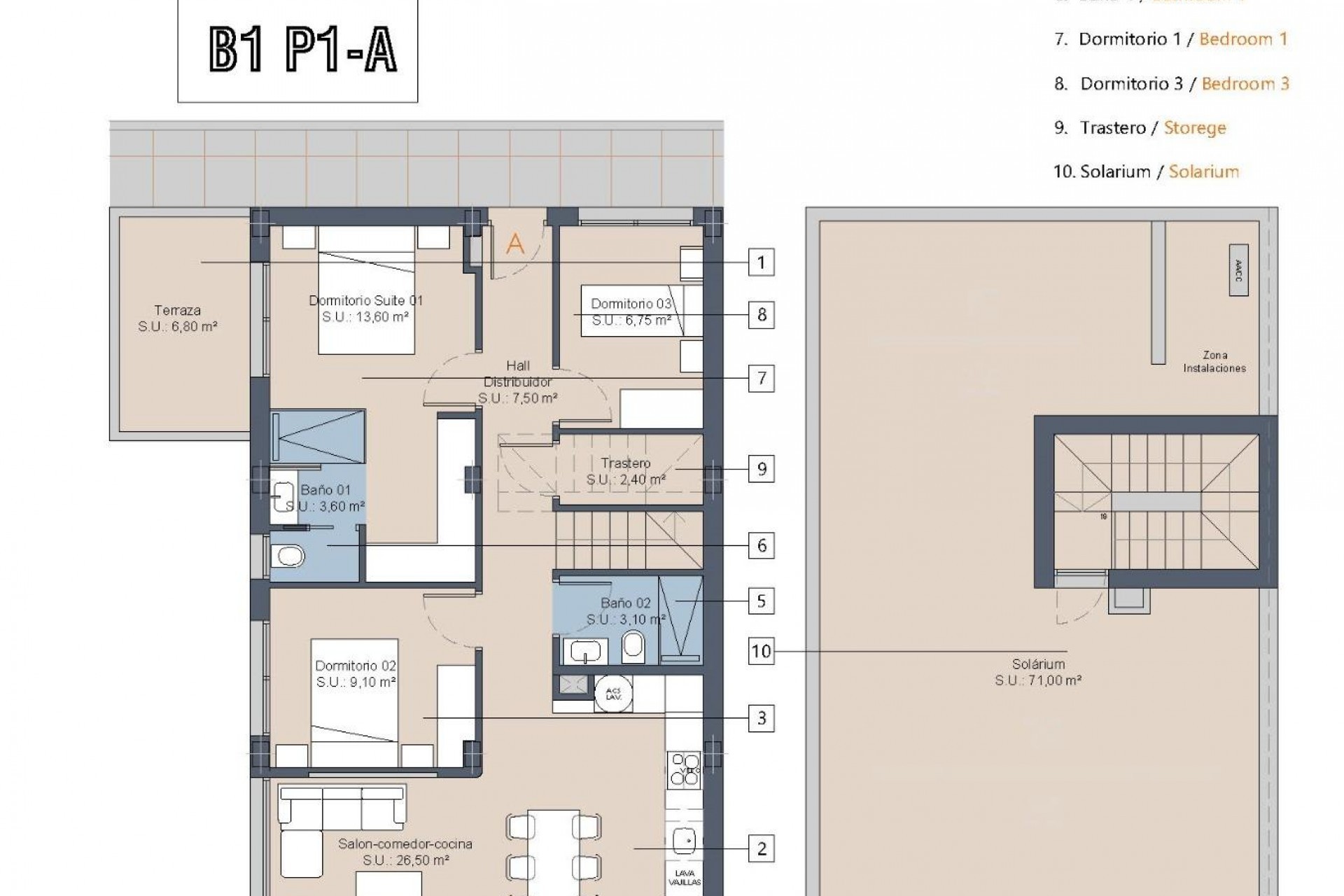 New Build - Penthouse - Los Alcazares - Serena Golf