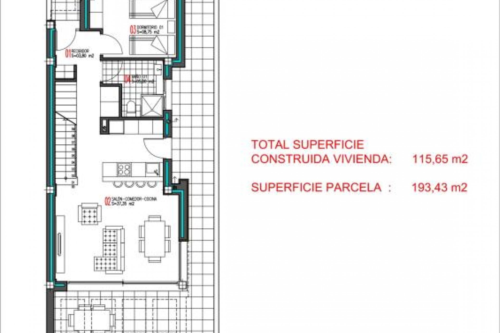 New Build - Terraced houses - Torrevieja - 03183