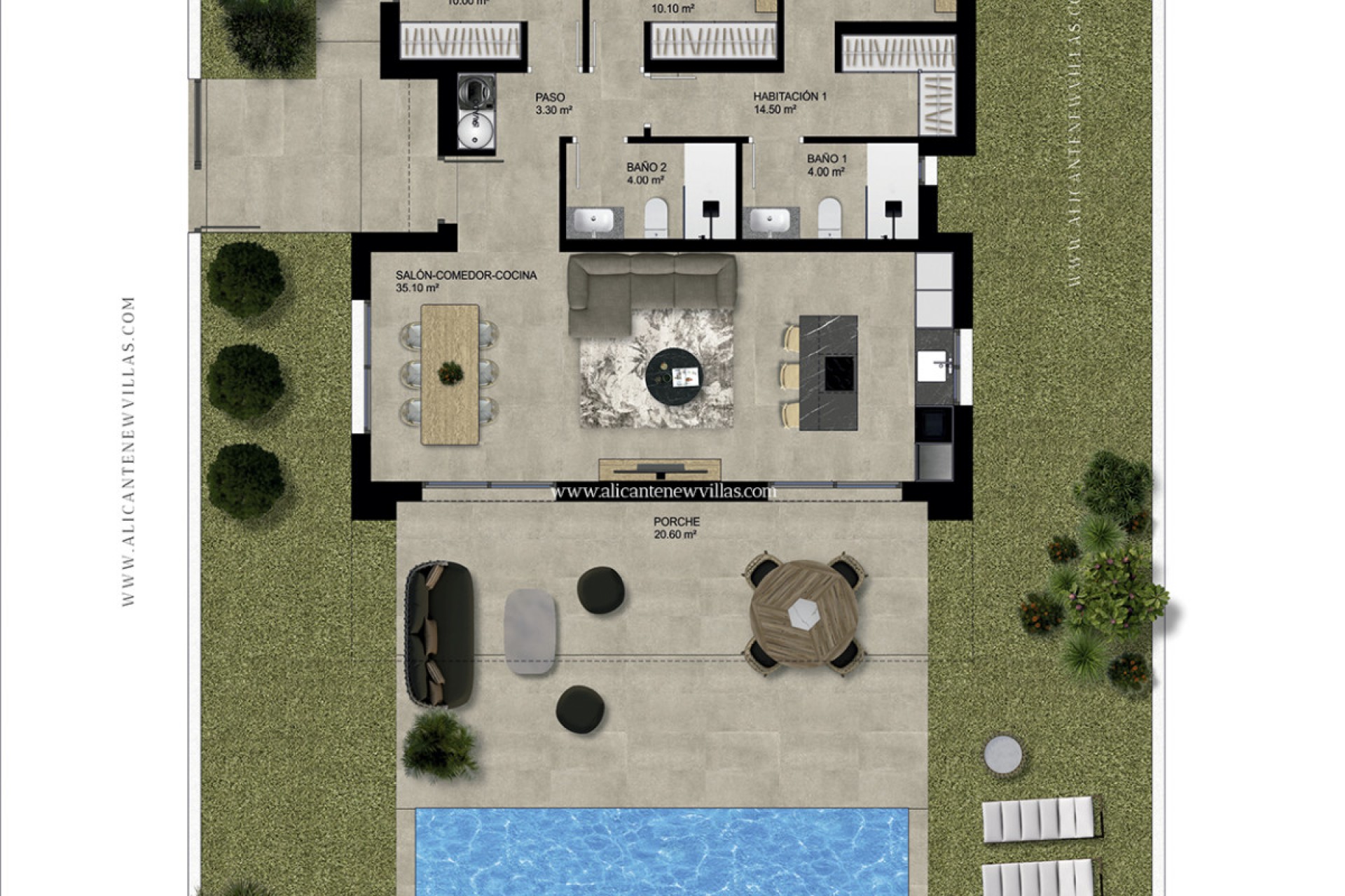 New Build - Villas - Hondón de las Nieves - 03688