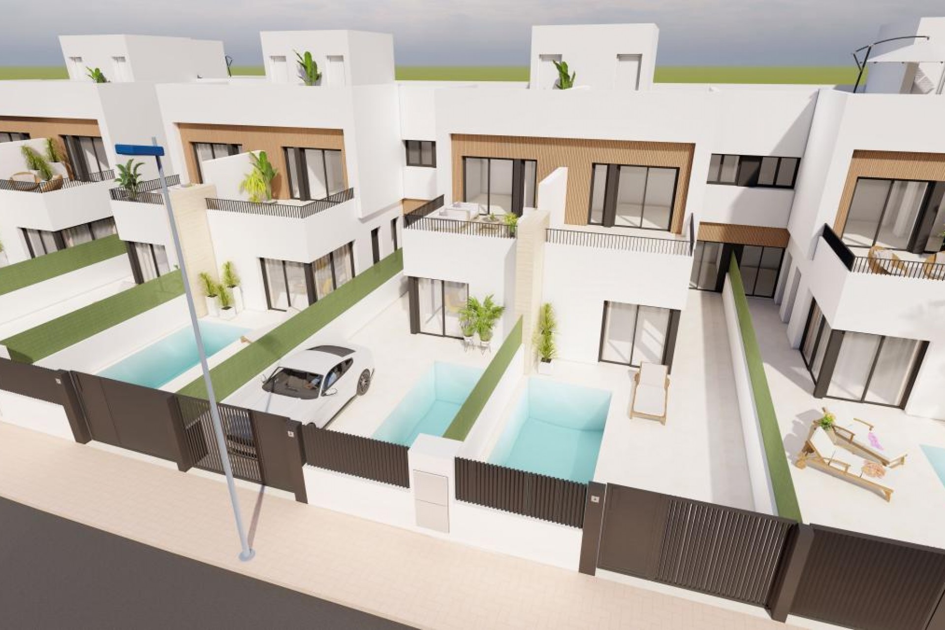 New Build - Villas - Santiago de la Ribera - Santiago De La Ribera