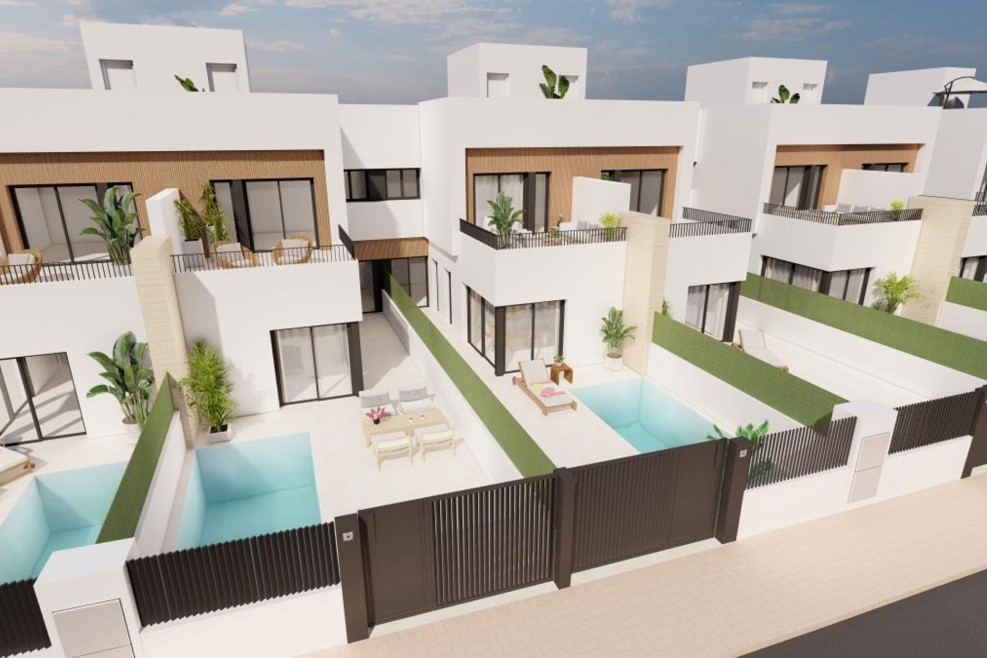 New Build - Villas - Santiago de la Ribera - Santiago De La Ribera