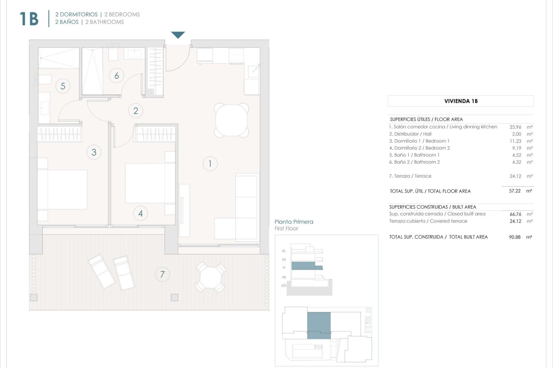 Nieuwbouw - Appartement - Benijofar - Pueblo