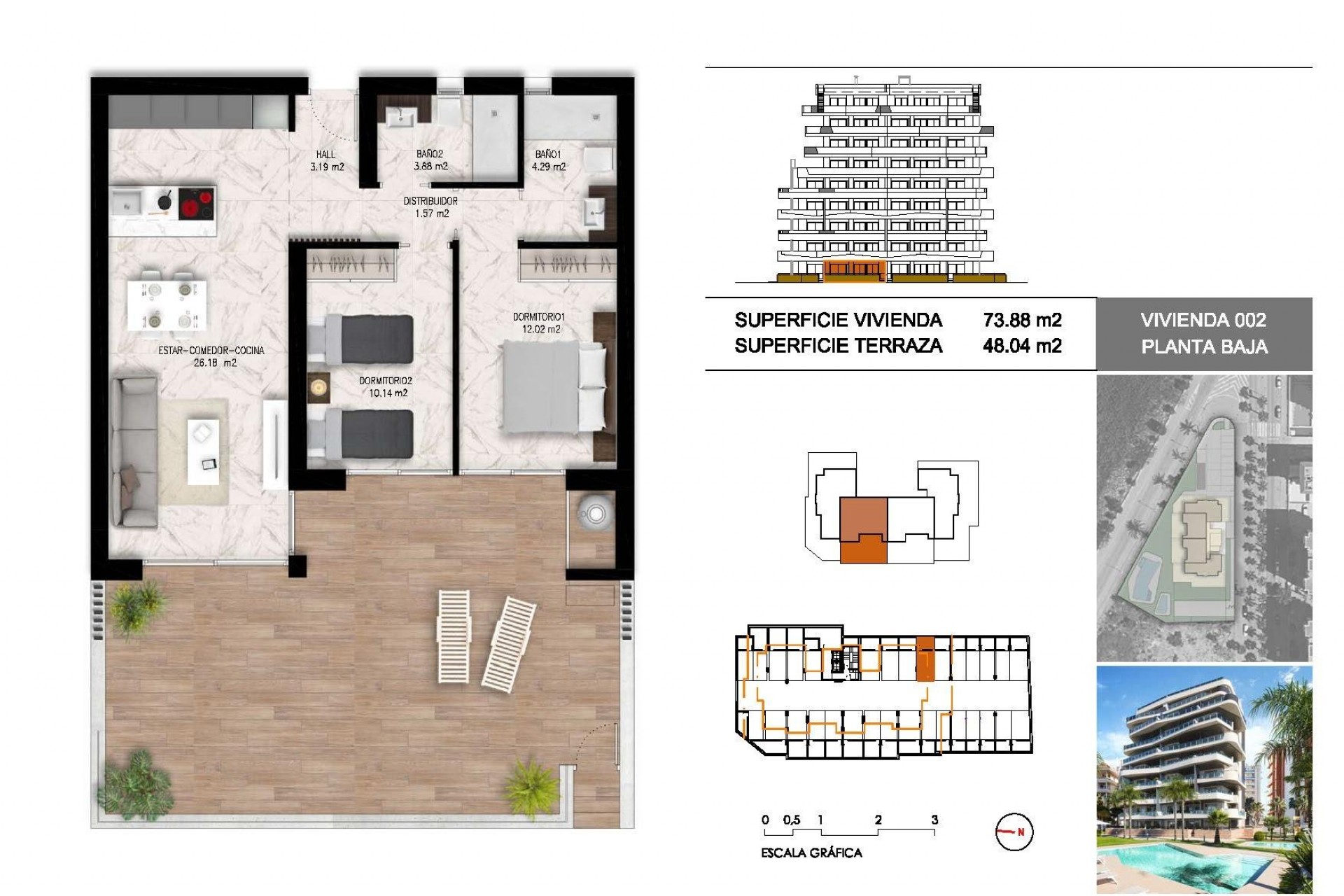 Nieuwbouw - Appartement - Guardamar del Segura - Puerto