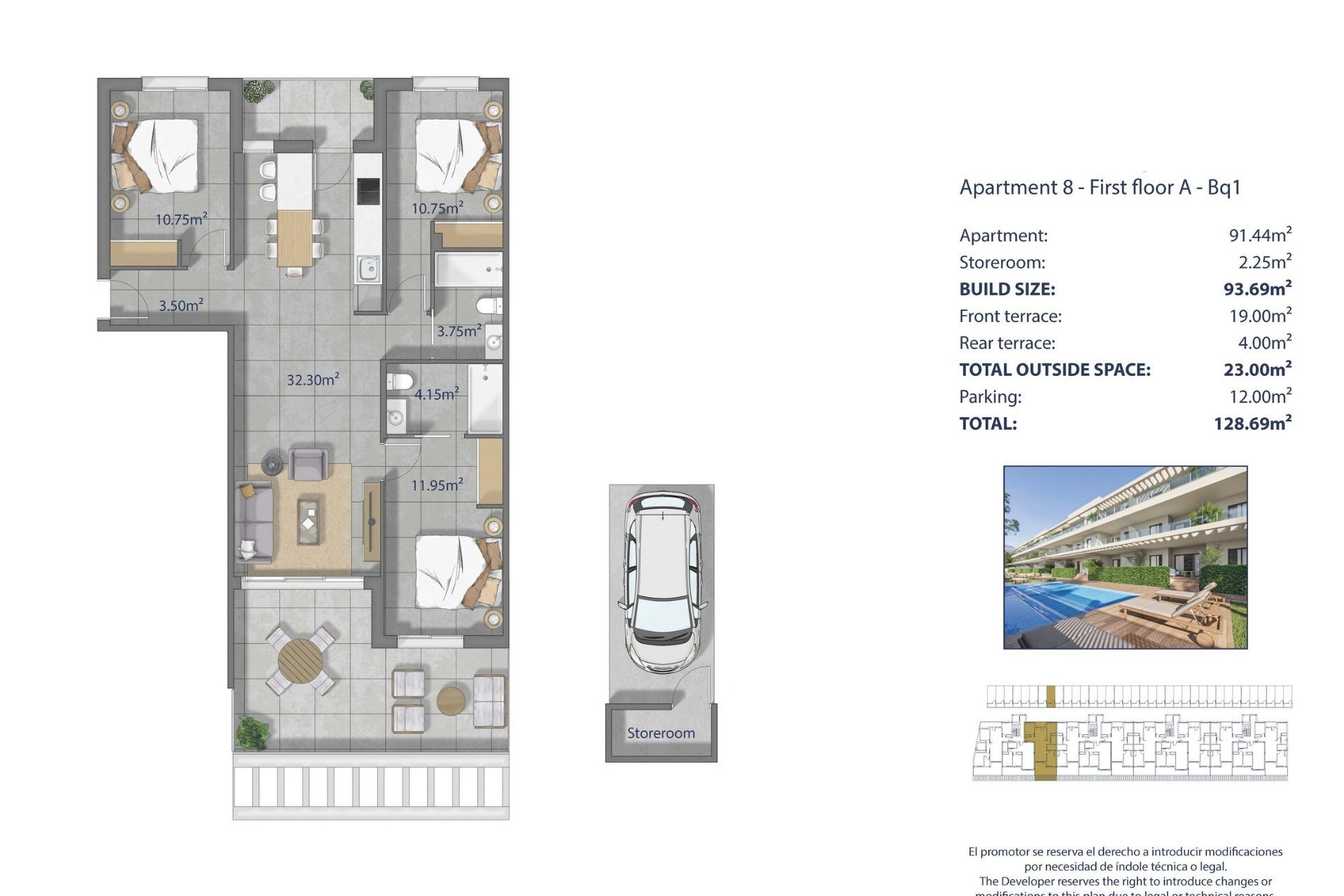 Nieuwbouw - Appartement - Los Alcazares - Los Narejos