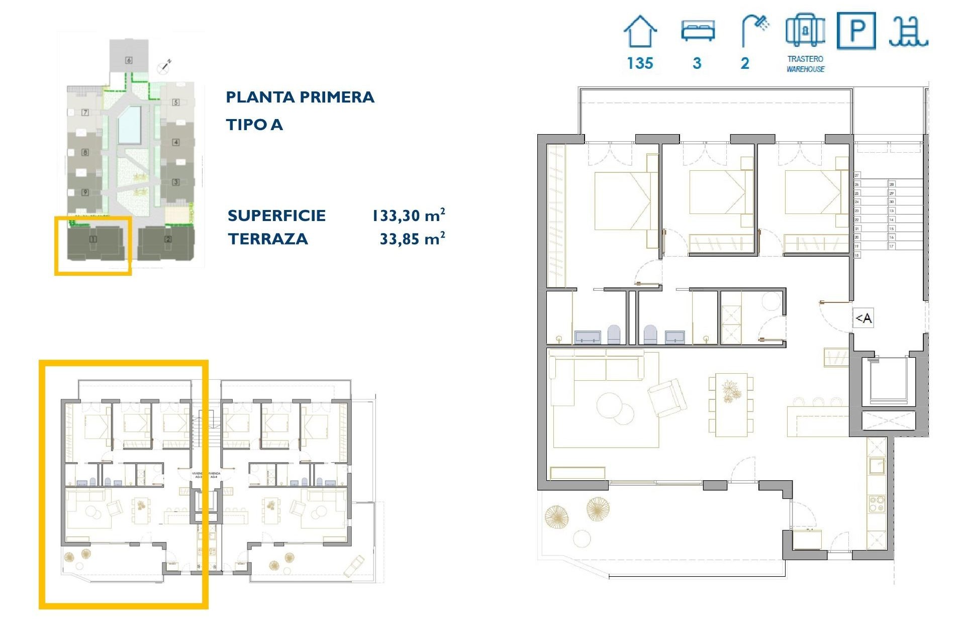 Nieuwbouw - Appartement - San Pedro del Pinatar - Pueblo