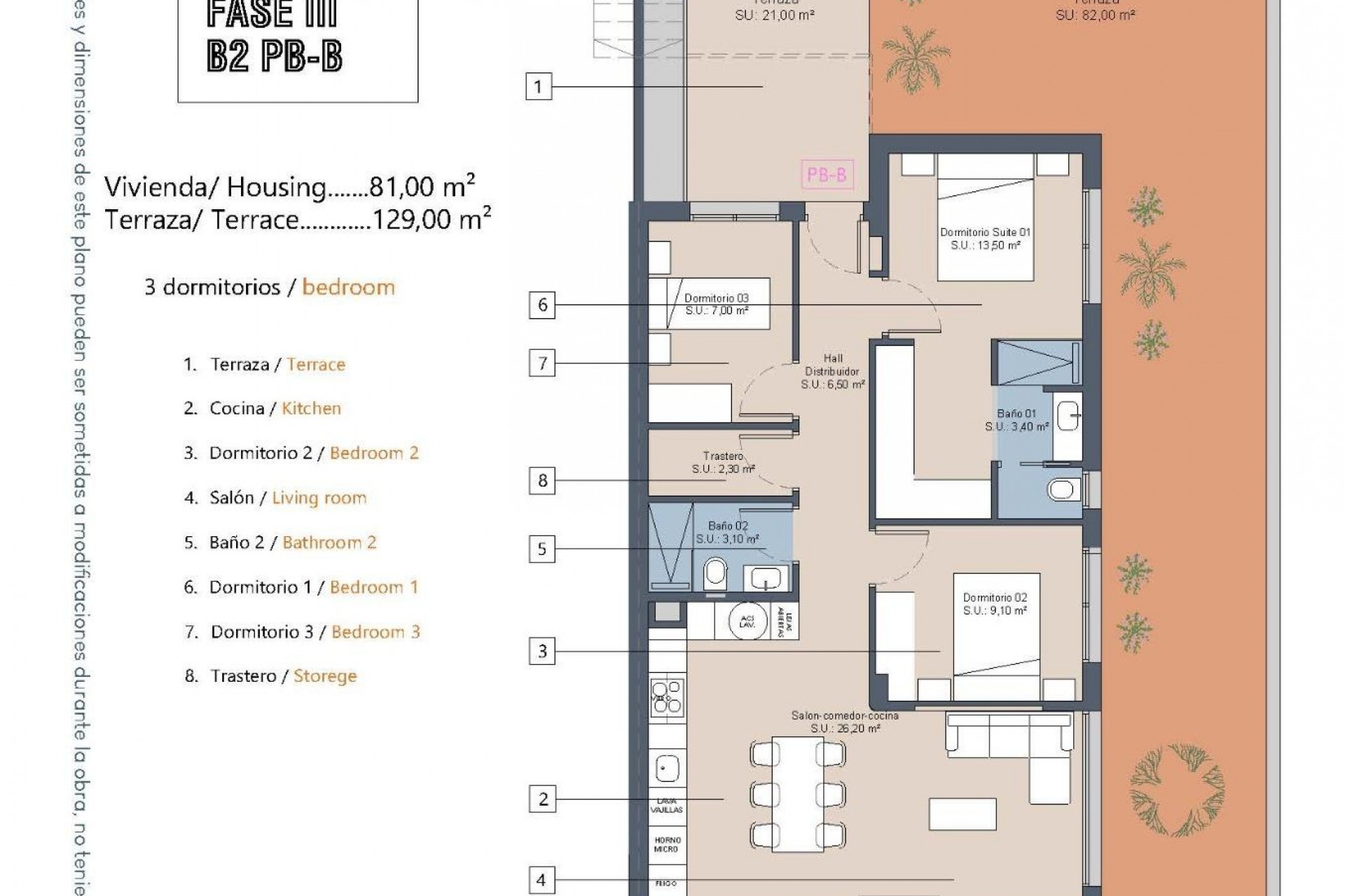 Nieuwbouw - Bungalow - Los Alcazares - La Serena Golf