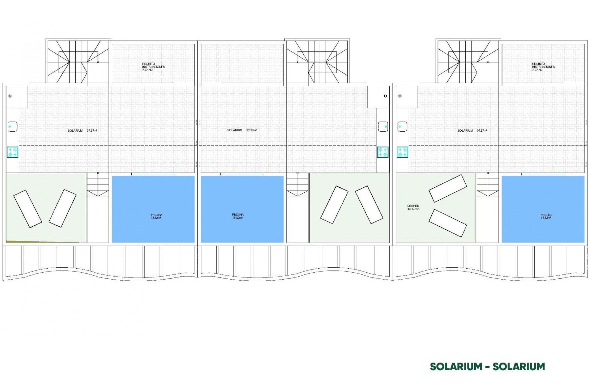 Nieuwbouw - Bungalow - Pilar de la Horadada - parques de Andromeda