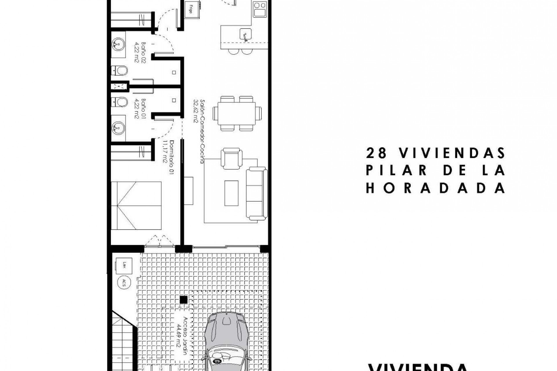 Nieuwbouw - Bungalow - Pilar de la Horadada - pueblo