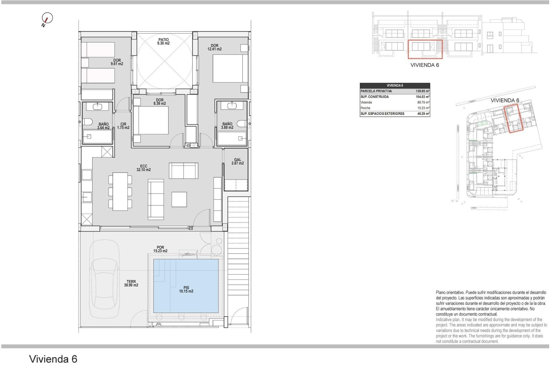 Nieuwbouw - Bungalow - Pilar de la Horadada - pueblo