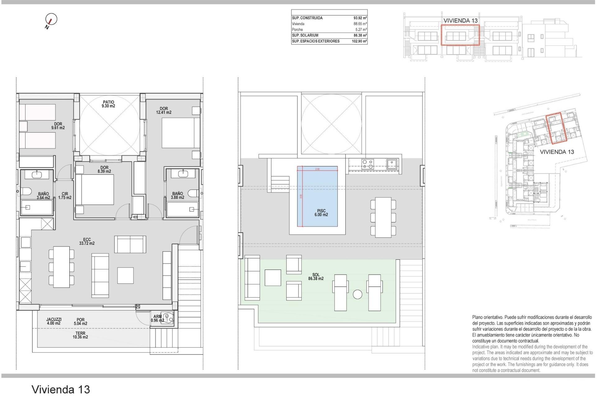 Nieuwbouw - Bungalow - Pilar de la Horadada - pueblo