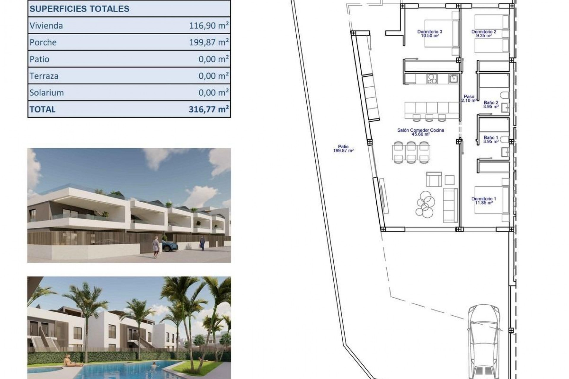 Nieuwbouw - Bungalow - Pilar de la Horadada - pueblo