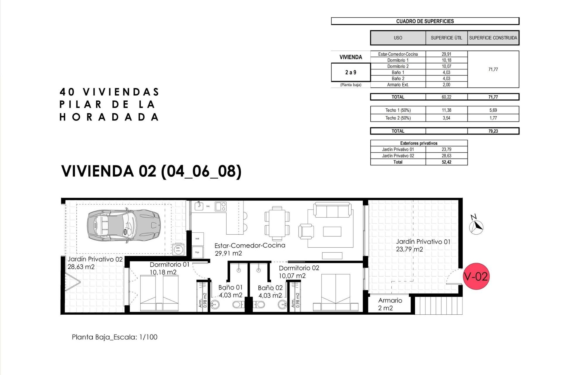 Nieuwbouw - Bungalow - Pilar de la Horadada - pueblo