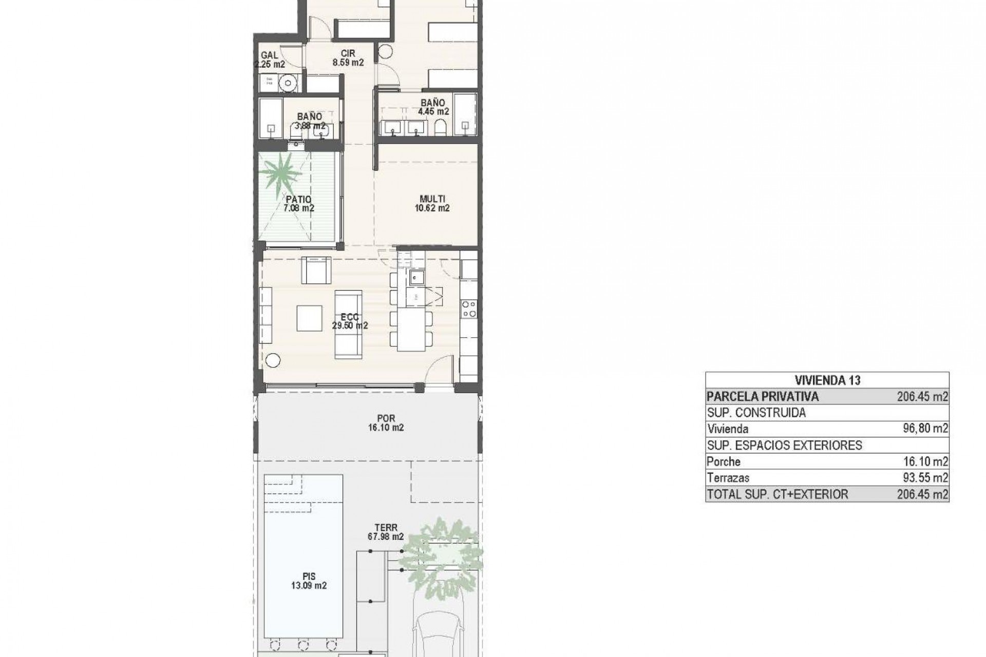 Nieuwbouw - Bungalow - Pilar de la Horadada - pueblo