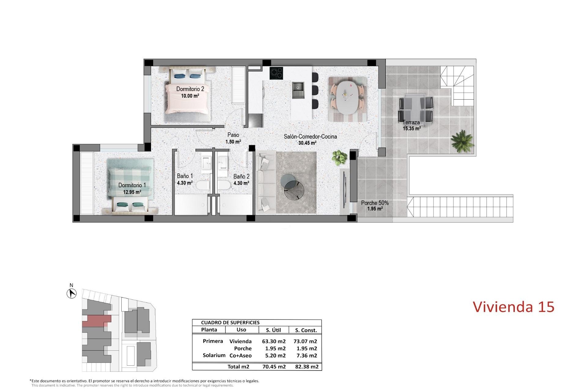 Nieuwbouw - Bungalow - Pilar de la Horadada - pueblo