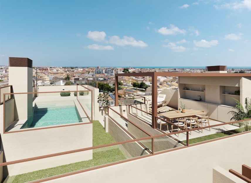Nieuwbouw - Bungalow - San Pedro del Pinatar - Pueblo