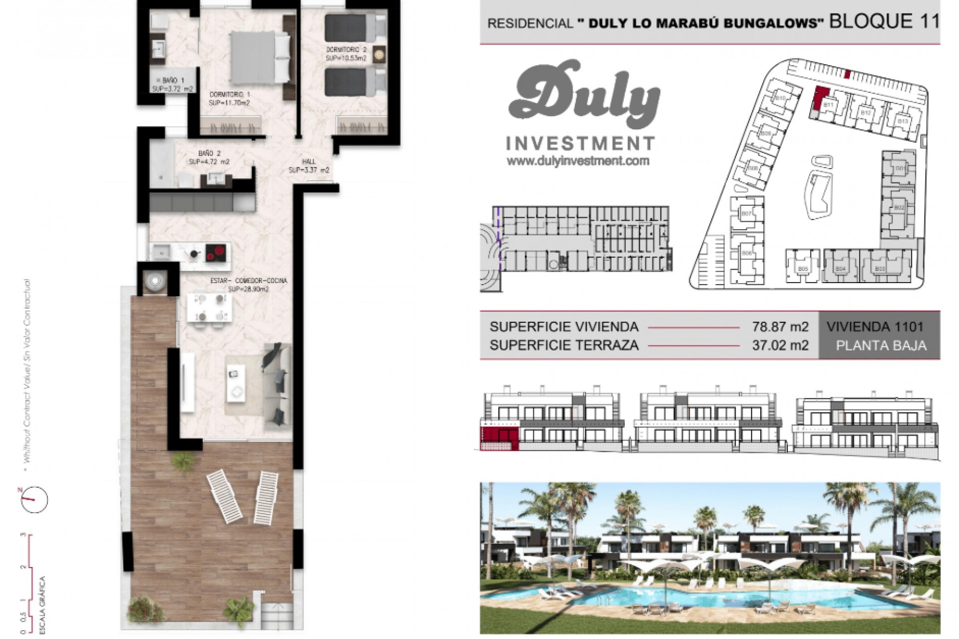 Nieuwbouw - Bungalows - Ciudad Quesada
