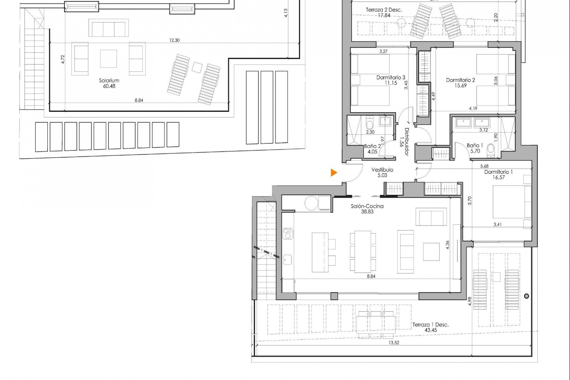 Nieuwbouw - Penthouse - Estepona - La Resina Golf