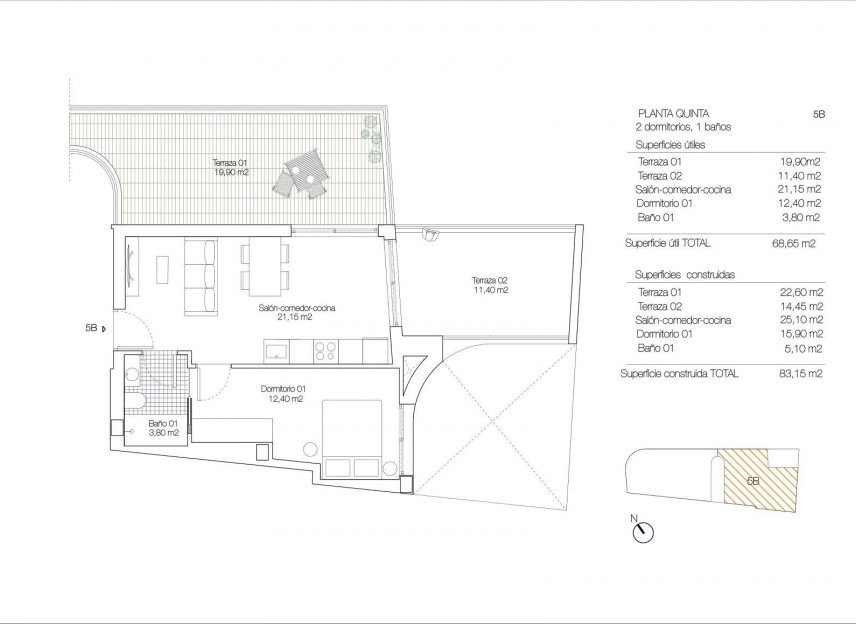 Nieuwbouw - Penthouse - Torrevieja - Playa de los Locos