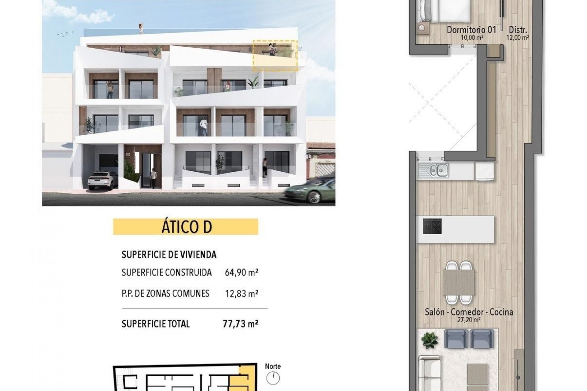 Nieuwbouw - Penthouse - Torrevieja - Playa del Cura