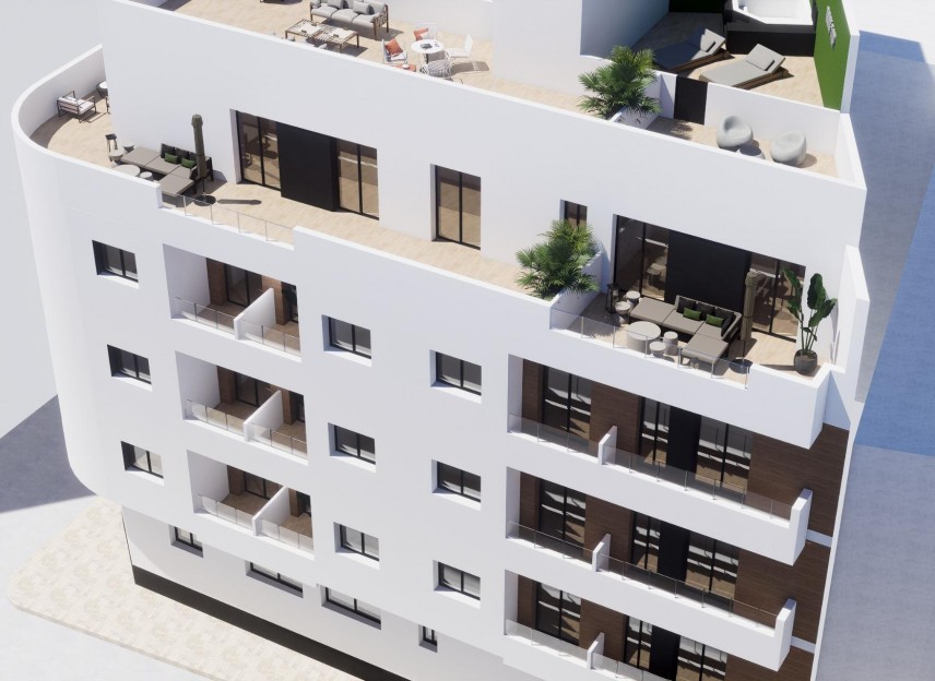 Nieuwbouw - Penthouse - Torrevieja - pueblo
