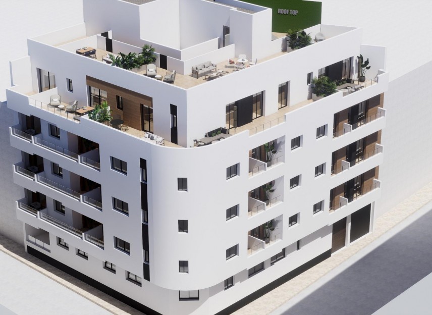 Nieuwbouw - Penthouse - Torrevieja - pueblo
