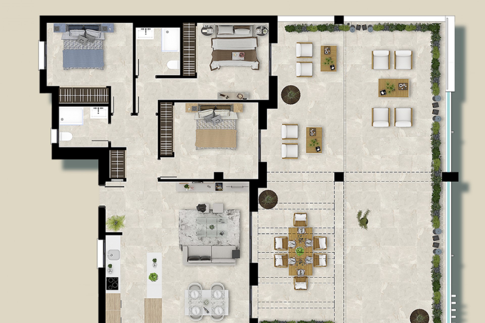 Nieuwbouw - Penthouses - Casares - 29690