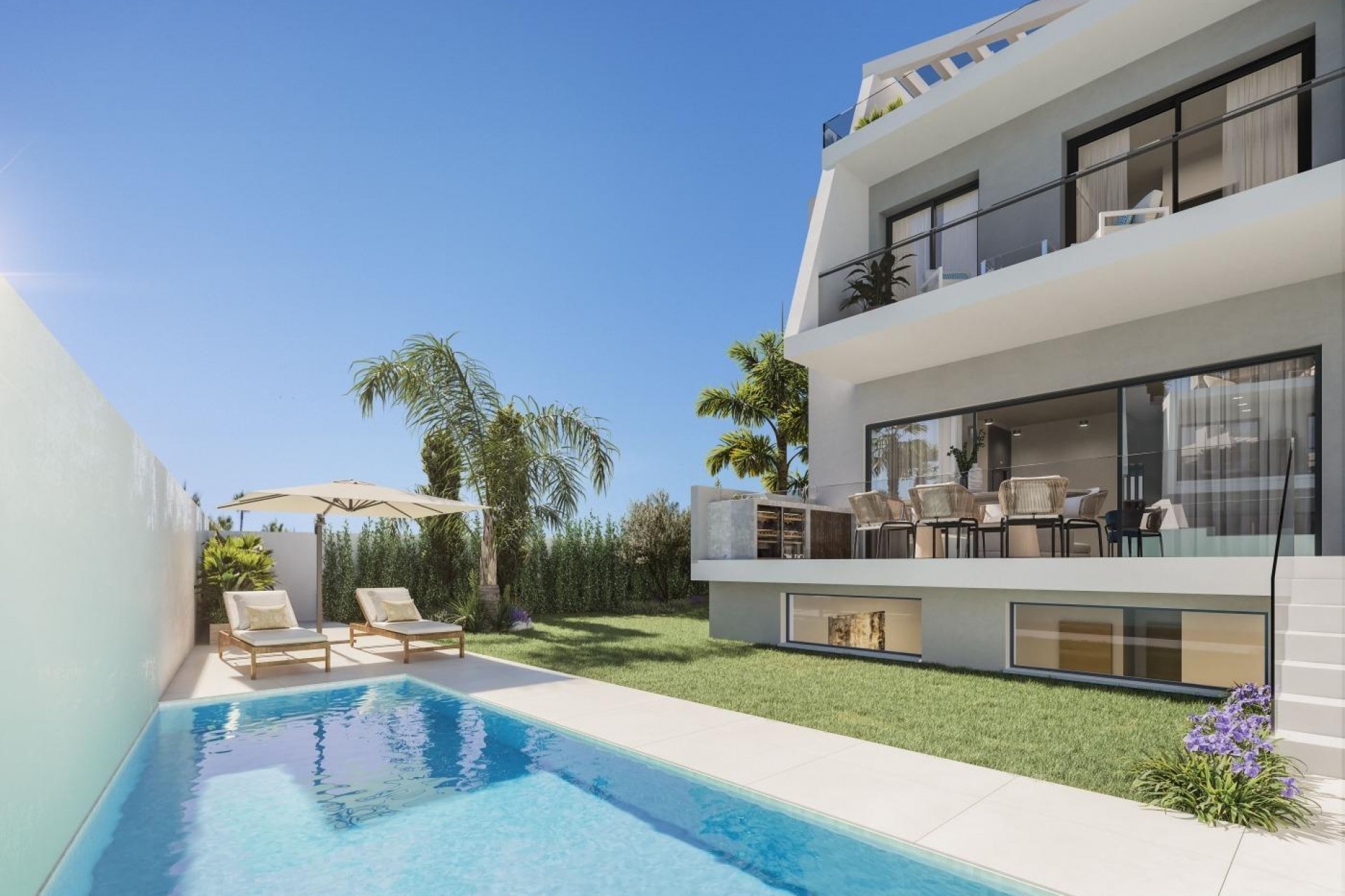 Nieuwbouw - Town House - Estepona - Los Flamingos