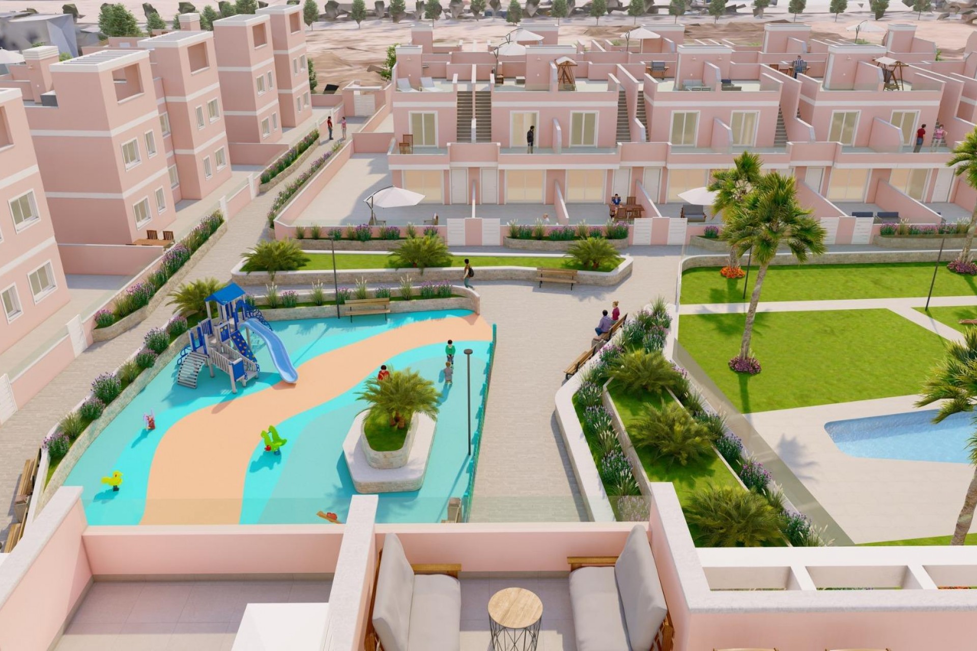 Nieuwbouw - Town House - Pilar de la Horadada - Lo Monte