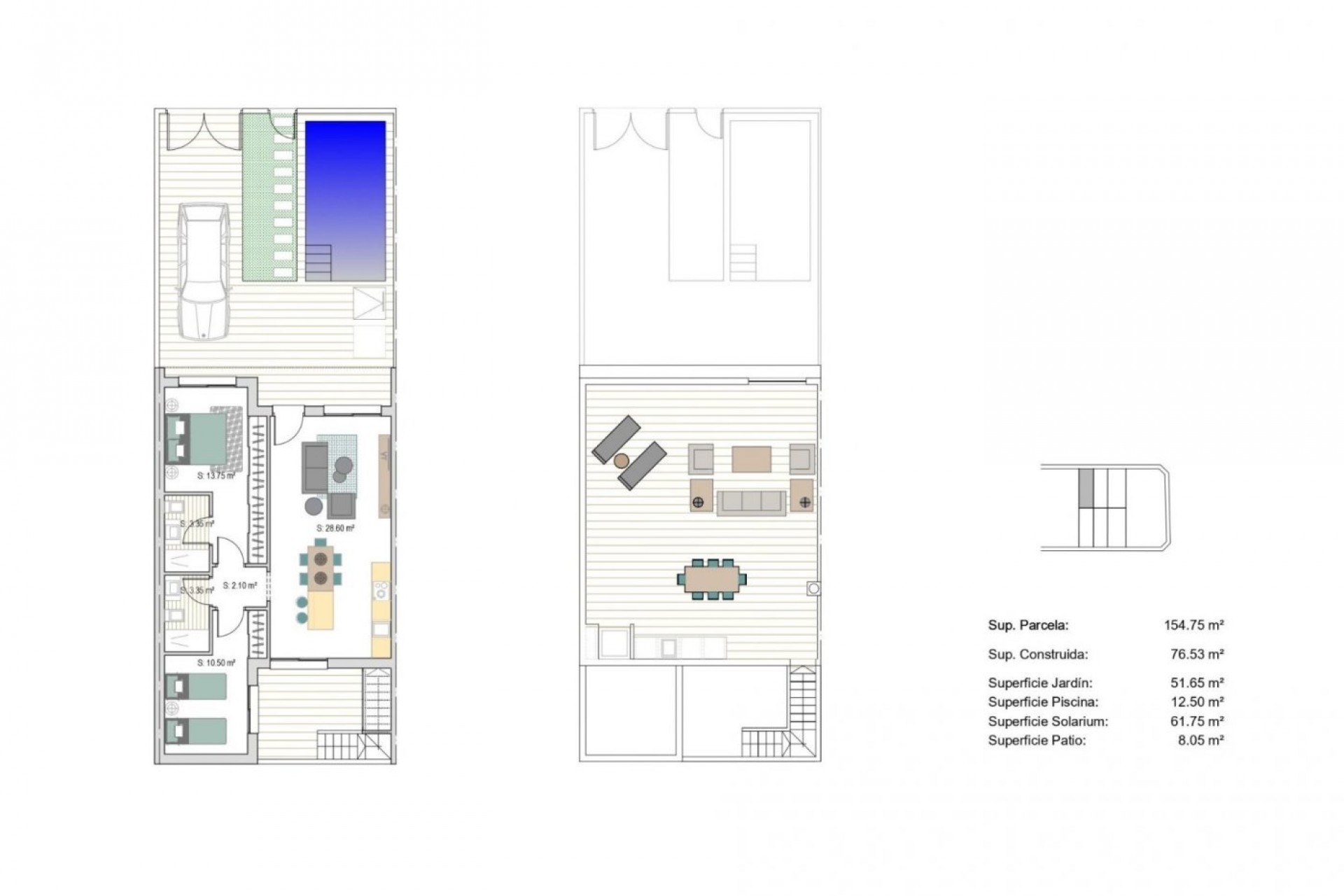 Nieuwbouw - Town House - San Javier - Parque del doce